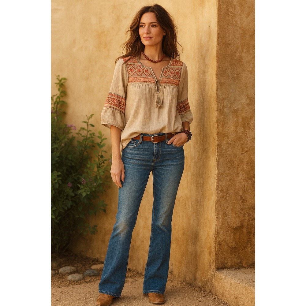 Anthropologie Pilcro and the Letterpress Jeans Sz 30 Straight Denim Vintage Wash